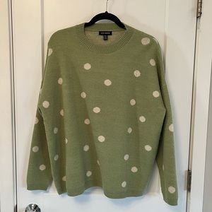 QED London Polka Dot Oversized Sweater